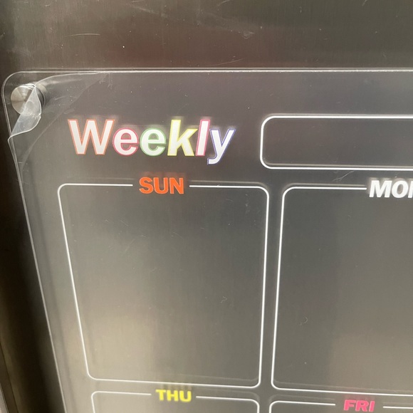 2 pack weekly&monthly calendar acrylic plan board  16.5 x 11.8 inches - Picture 3 of 6